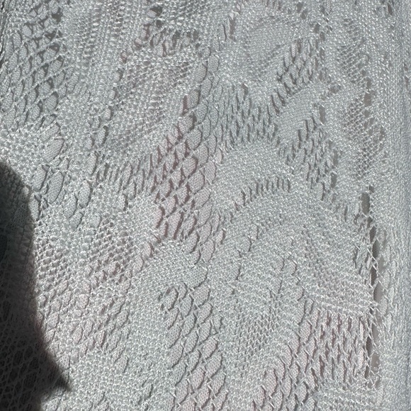 White Lace Country Dress, Cowgirl Dress high to low. Size S/M - Picture 2 of 7